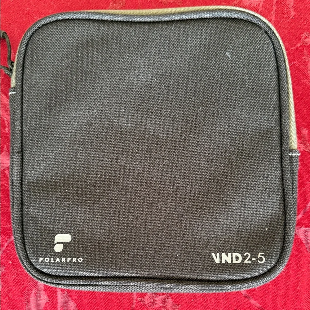Black Camera Filter Case Set